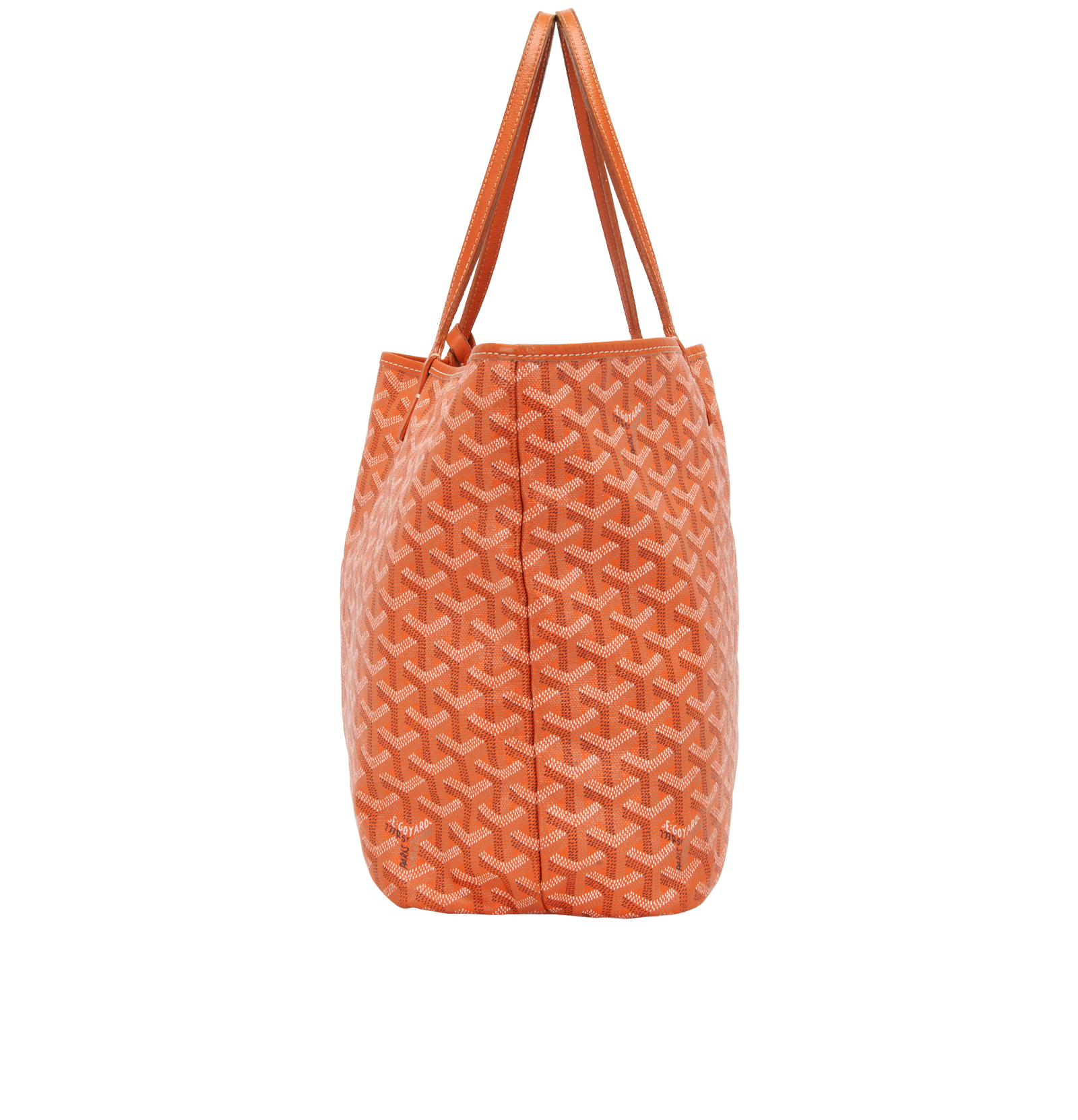 Saint Louis PM, &pound;1,300, Handbags, Orange, Canvas, Bottom view